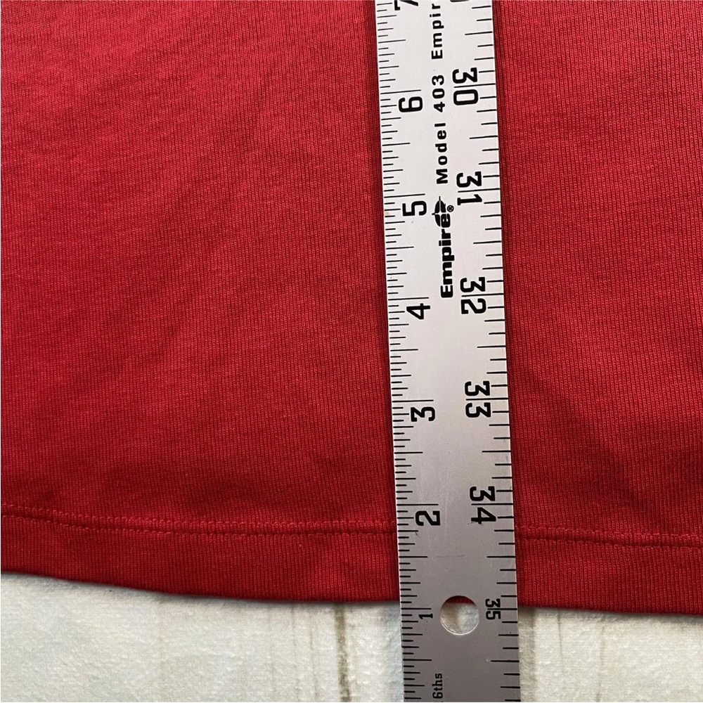 Tommy Hilfiger Shirt Dress Womens Medium Red Polo Polka Dot Collar Cotton - Picture 7 of 11